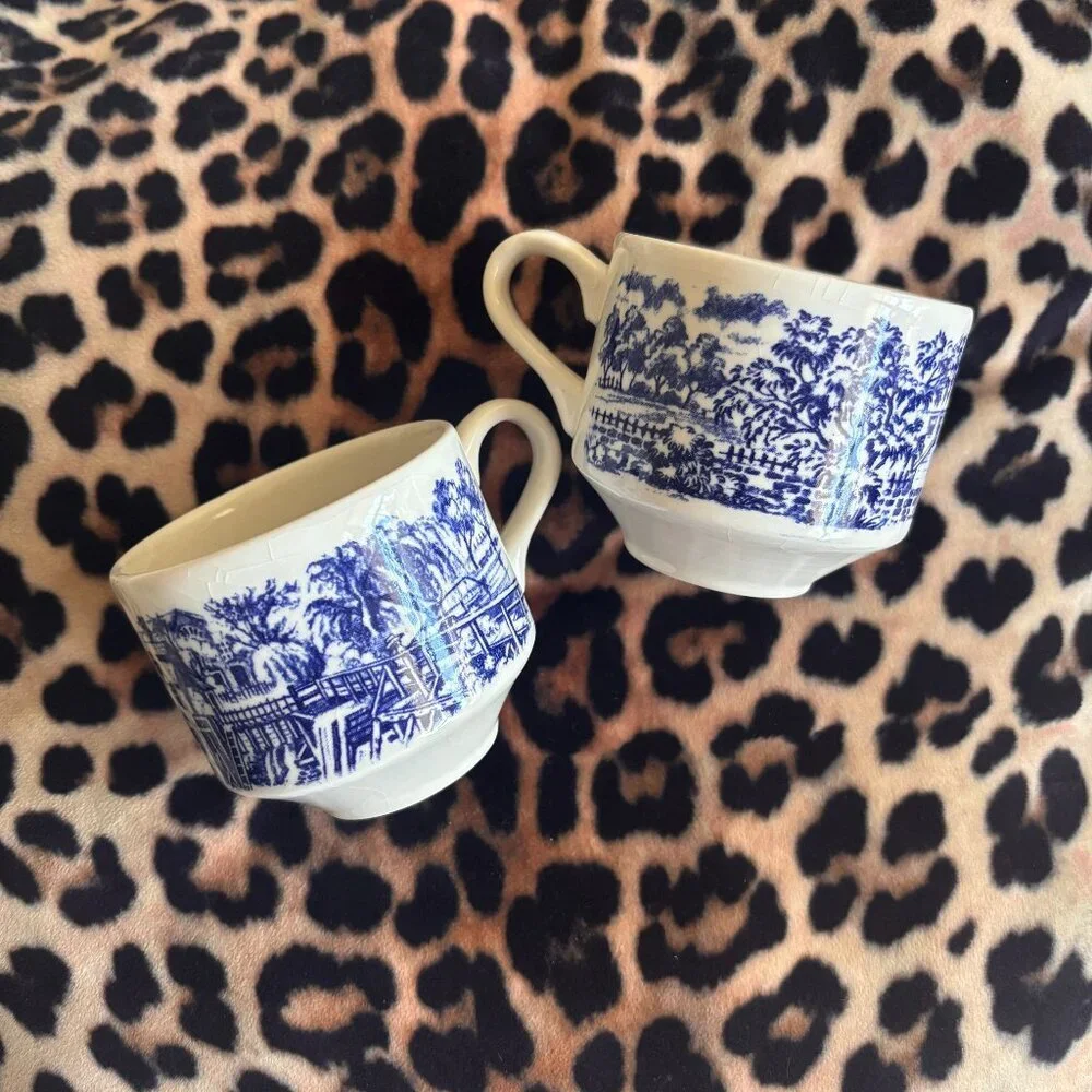 Churchill vintage blue